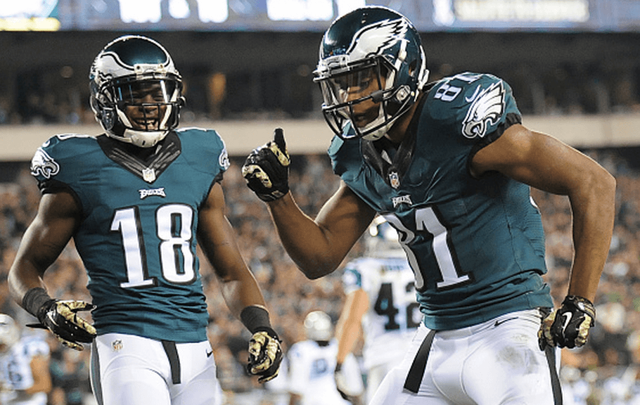 Eagles defense, Jordan Matthews pound Panthers in lop-sided victory