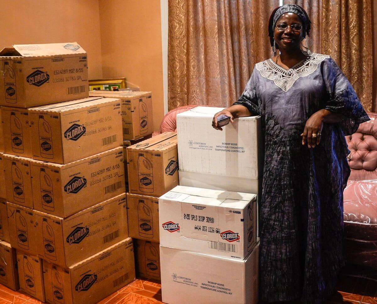 Liberian woman takes helping her homeland personally