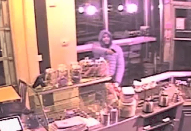 Video: Cops seeks suspect in Ultimo Coffee robbery