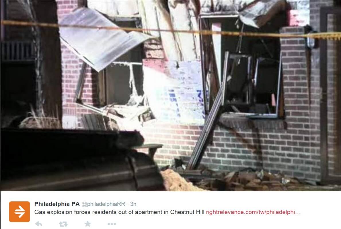 Gas blast, two fires, force Philly residents out into brutal night cold