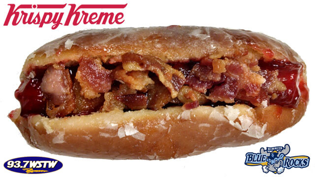 It’s a hot dog… on a doughnut