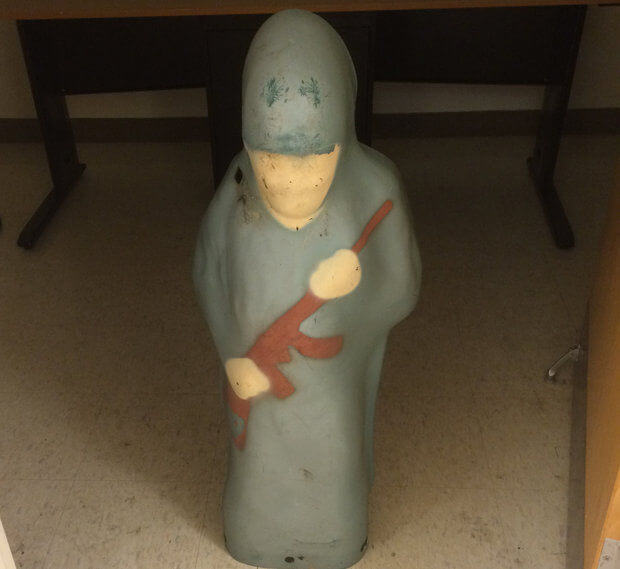 Burka statue was a prank, not a crime, police say