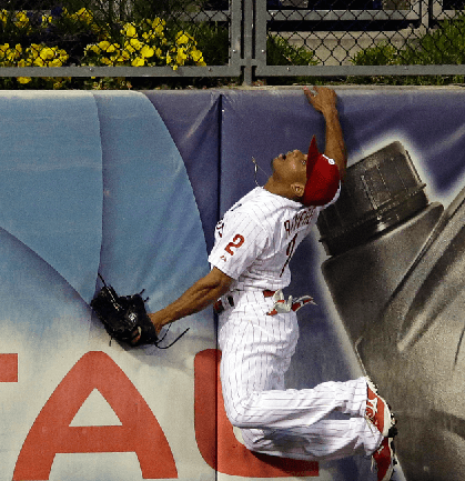 A glance at a jumbled Phillies outfield