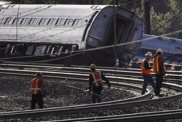 Damage control underway in wake of Amtrak 188 crash; SEPTA Trenton line