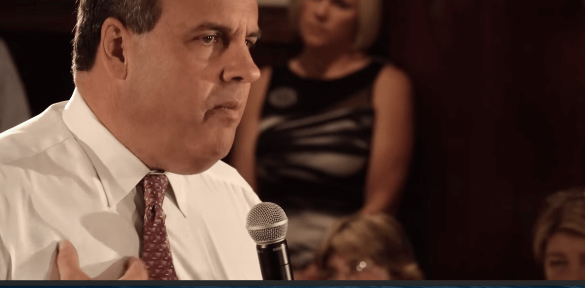 It’s the Chris Christie presidential campaign video drinking game