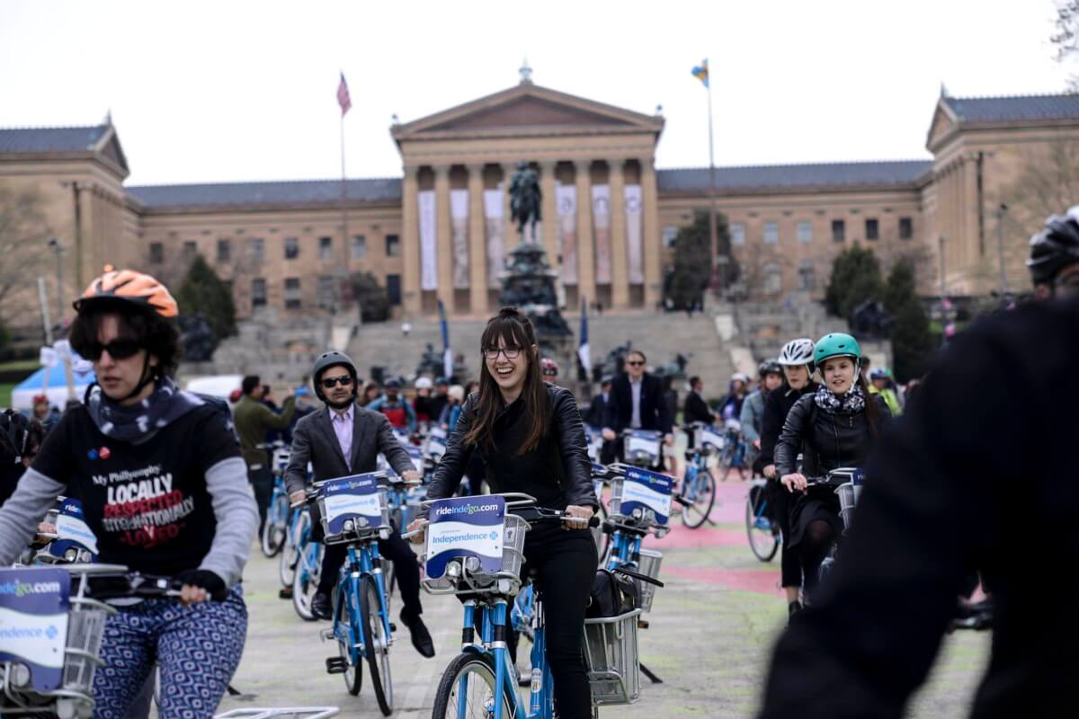 Are Indego riders more dangerous than regular cyclists?