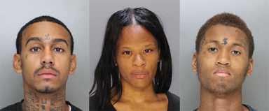 Trio allegedly used woman as bait in robbery and carjacking