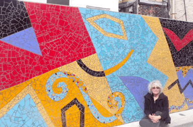 Muralist Lynn Denton zigzags through Magic Gardens