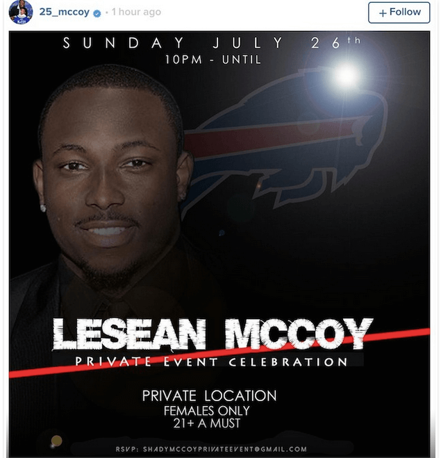 Bills to McCoy: Don’t use our logo for your all-female party