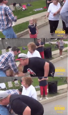 Pa. pol Joe Sestak spotted ramming toddlers during July 4th parade