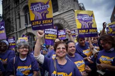 Service union seeks to tie its fortunes to broader society