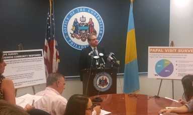 Controller Butkovitz claims businesses dissatisfied with papal prep