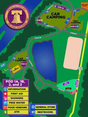 Yes, you can sleep in a tent during the papal visit!