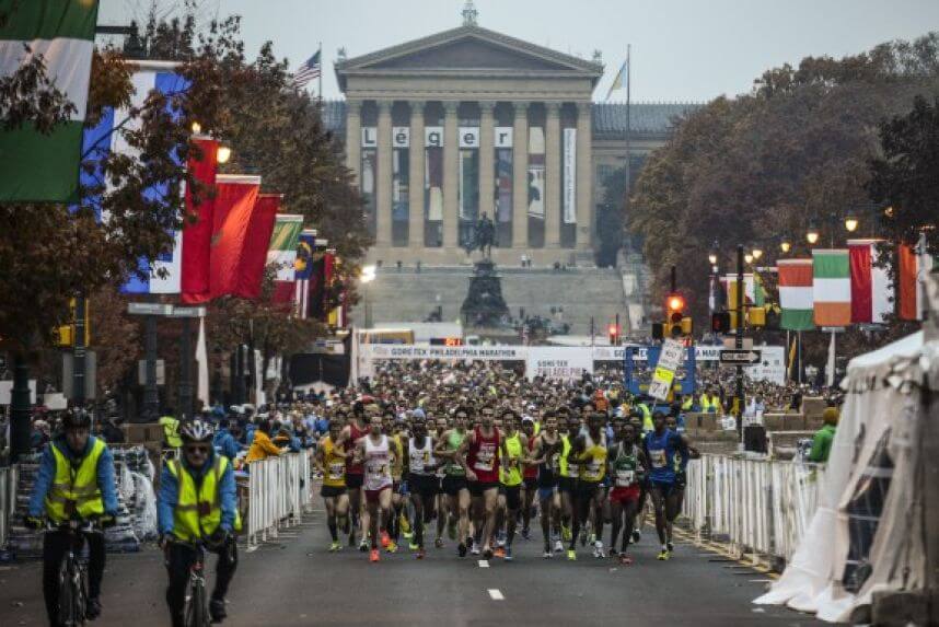 Nutter highlights security at Philly marathon