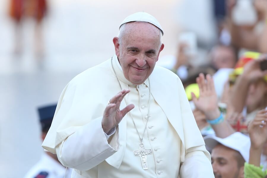 Infant kissed by Pope Francis has medical turnaround