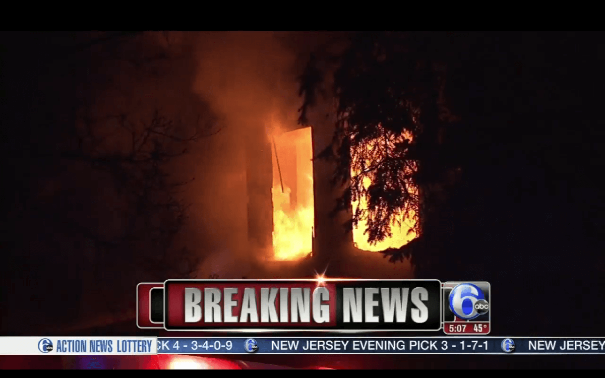 Woman rescued by nephew from burning house in Overbrook