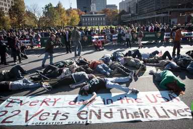 Philly vets protest for weed to fight high suicide rate
