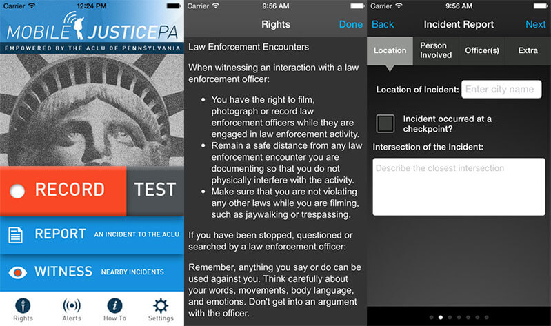 ACLU launches Mobile Justice app in Pennsylvania