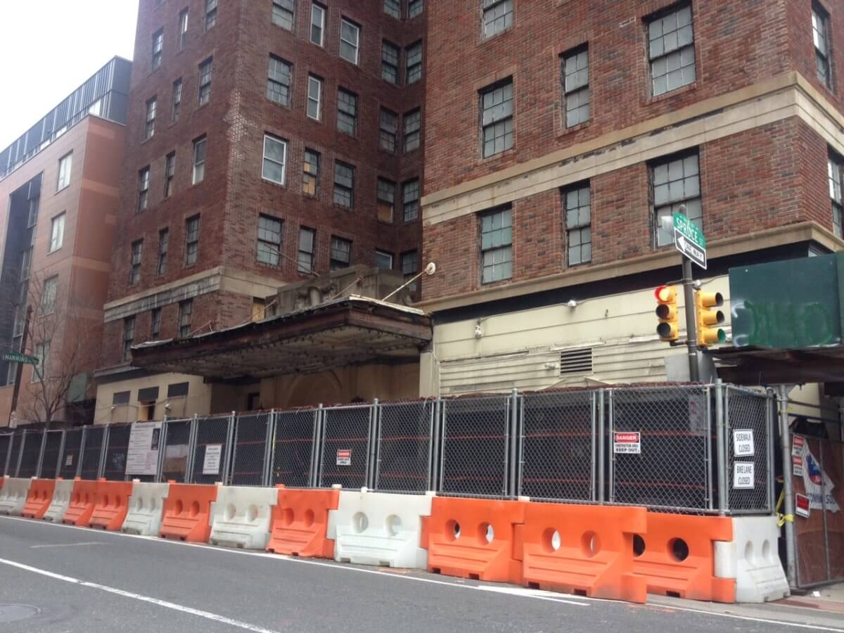 L&I halts renovations at former Parker Spruce Hotel in Gayborhood