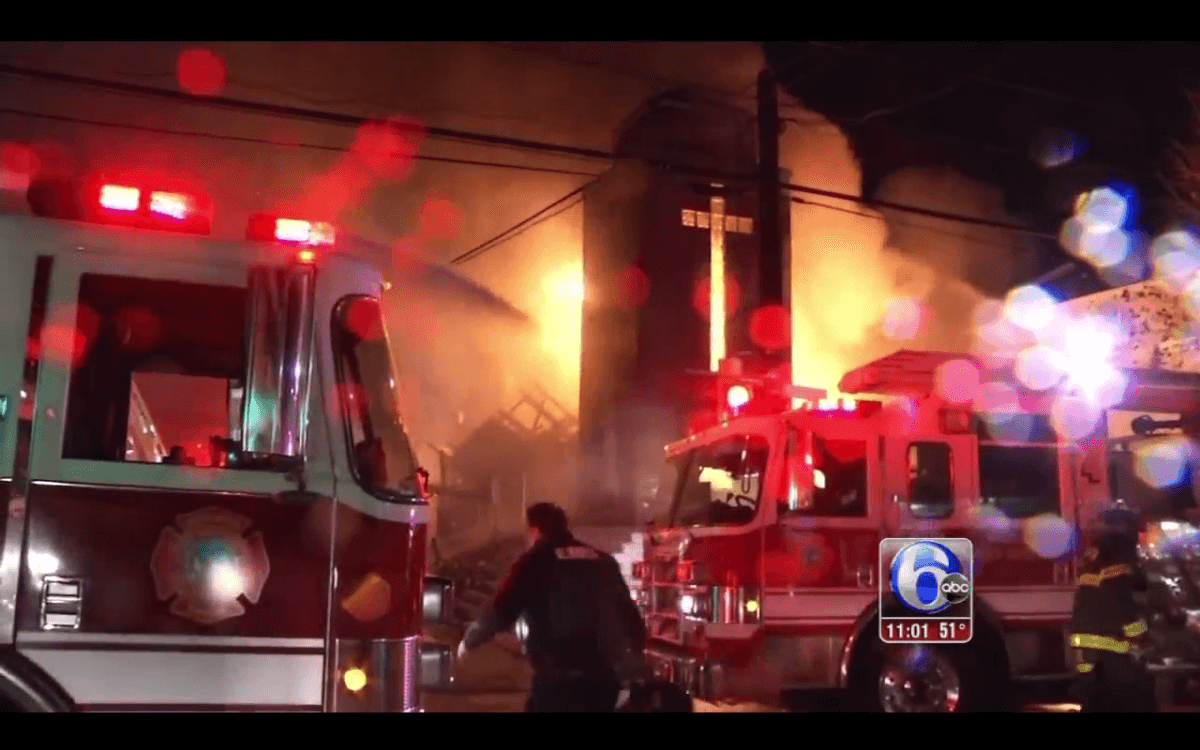 Blaze breaks out at Baptist church for second time this month