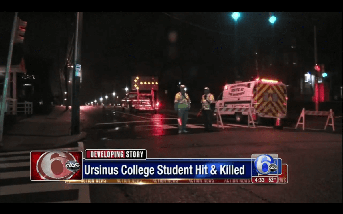 Ursinus College student struck and killed by car