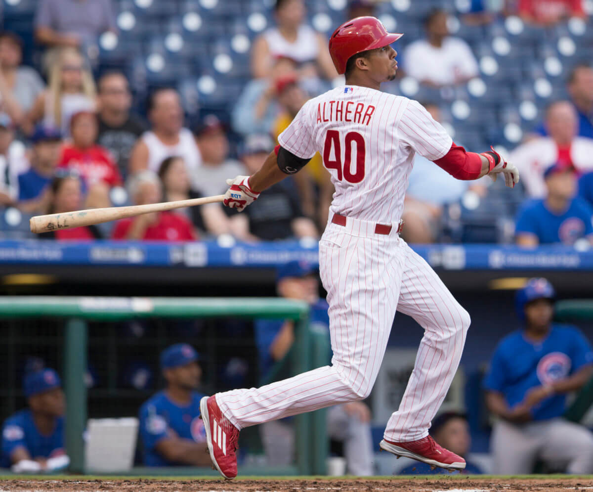 Phillies’ Aaron Altherr a safe bet to start in right field