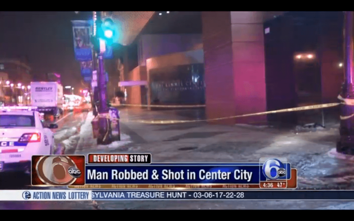 Masked shooter attempts robbery in Center City, police on hunt