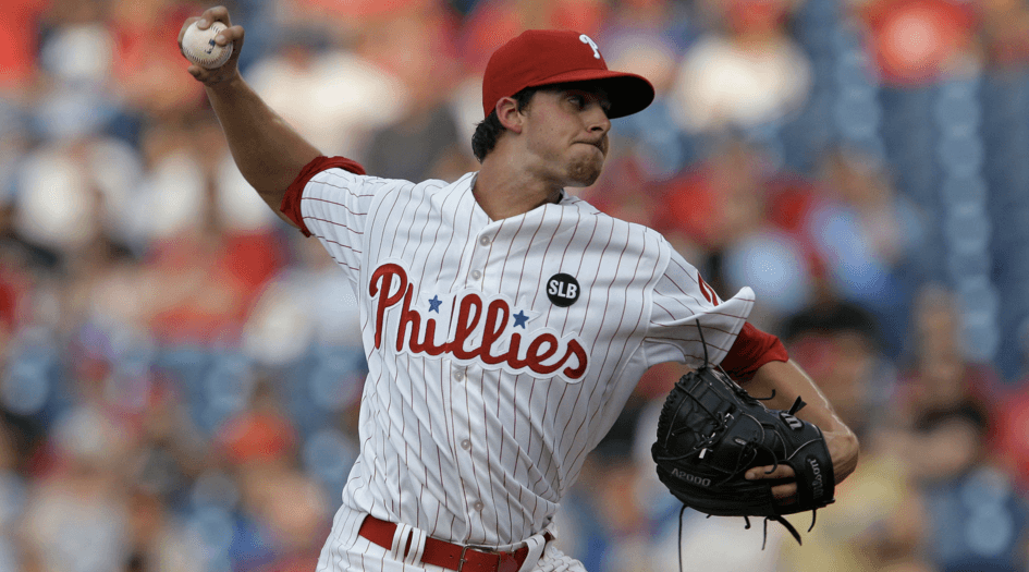 Aaron Nola strikes out career-high nine but Phillies falter in home opener
