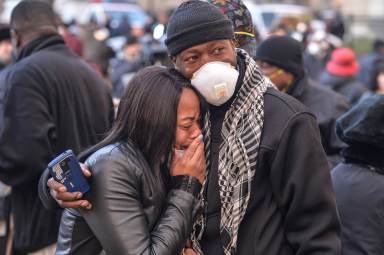 Photos, video: residents shed tears as North Philly project imploded