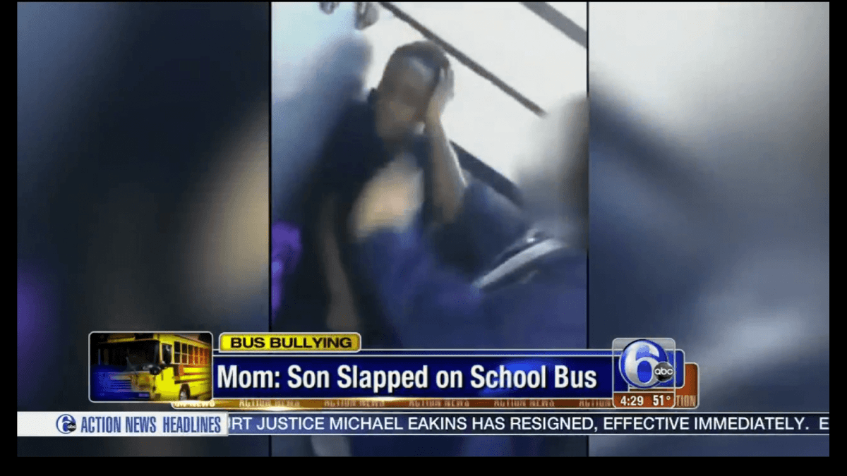 School bully suspended after he’s caught on camera slapping another student