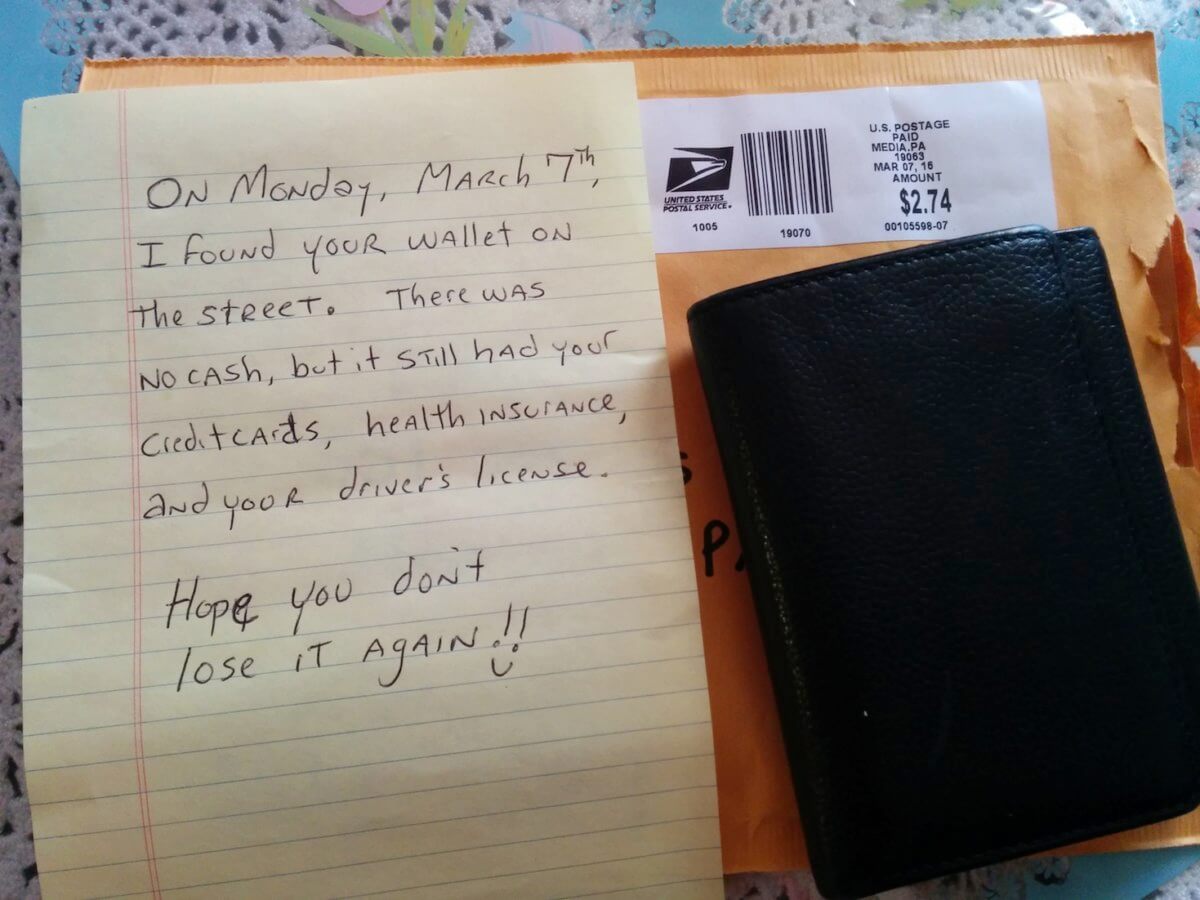 Seeking to say ‘thank you’ to Good Samaritan who returned wallet