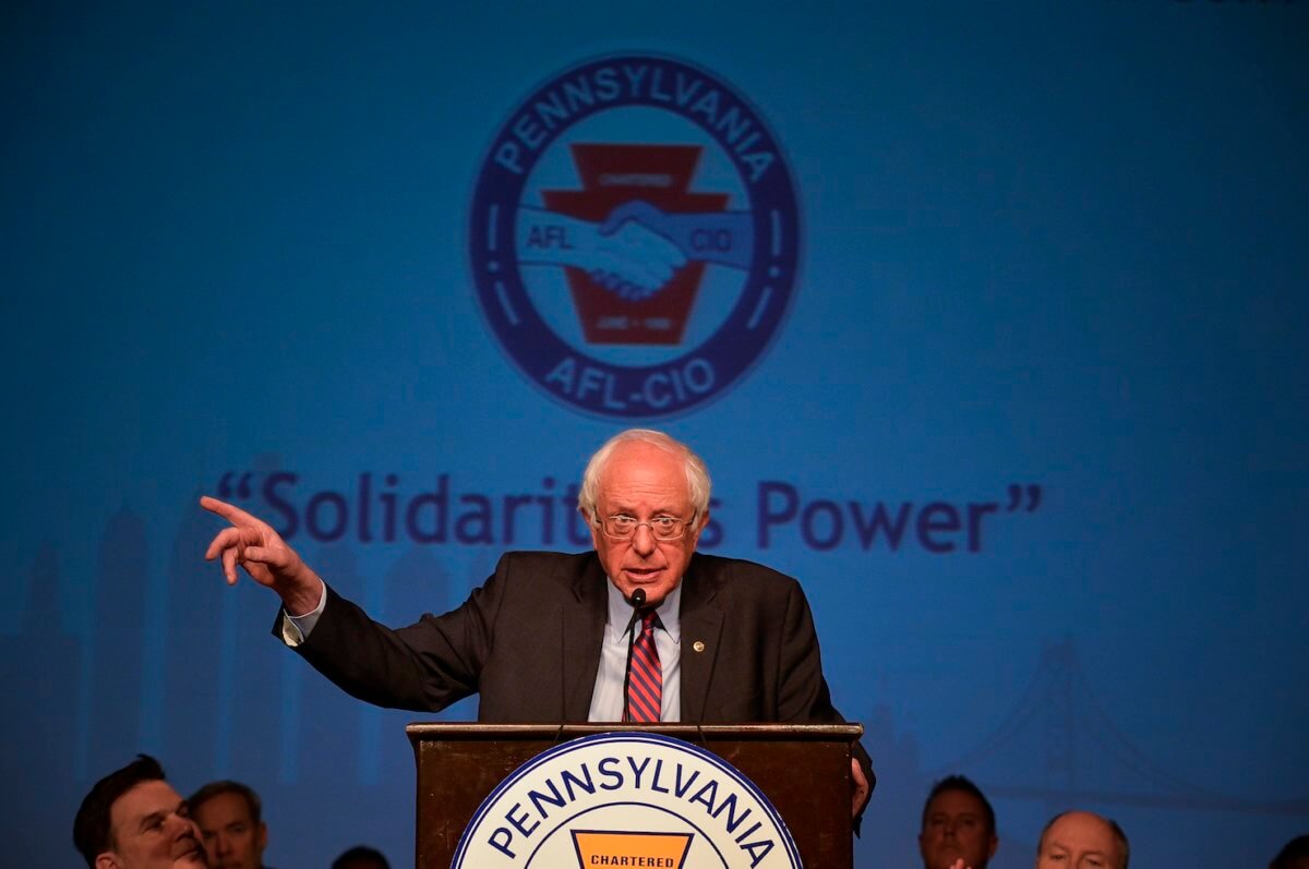 Bernie Sanders lashes at media, Hillary while delivering message in Philly
