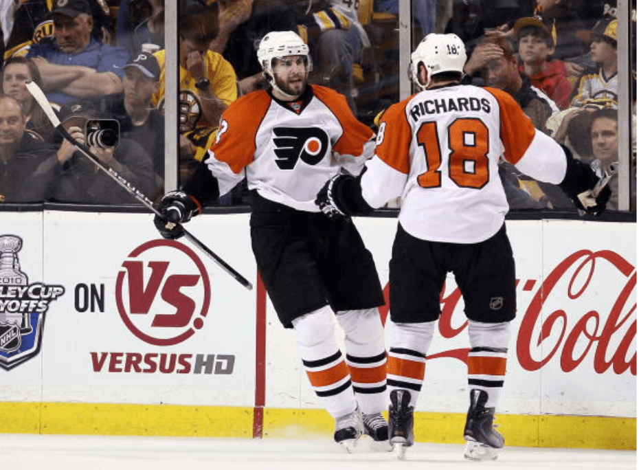 History not on Flyers side as they start digging out of 0-2 deficit