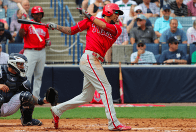 Which Phillies prospect will be called up to the big leagues next?