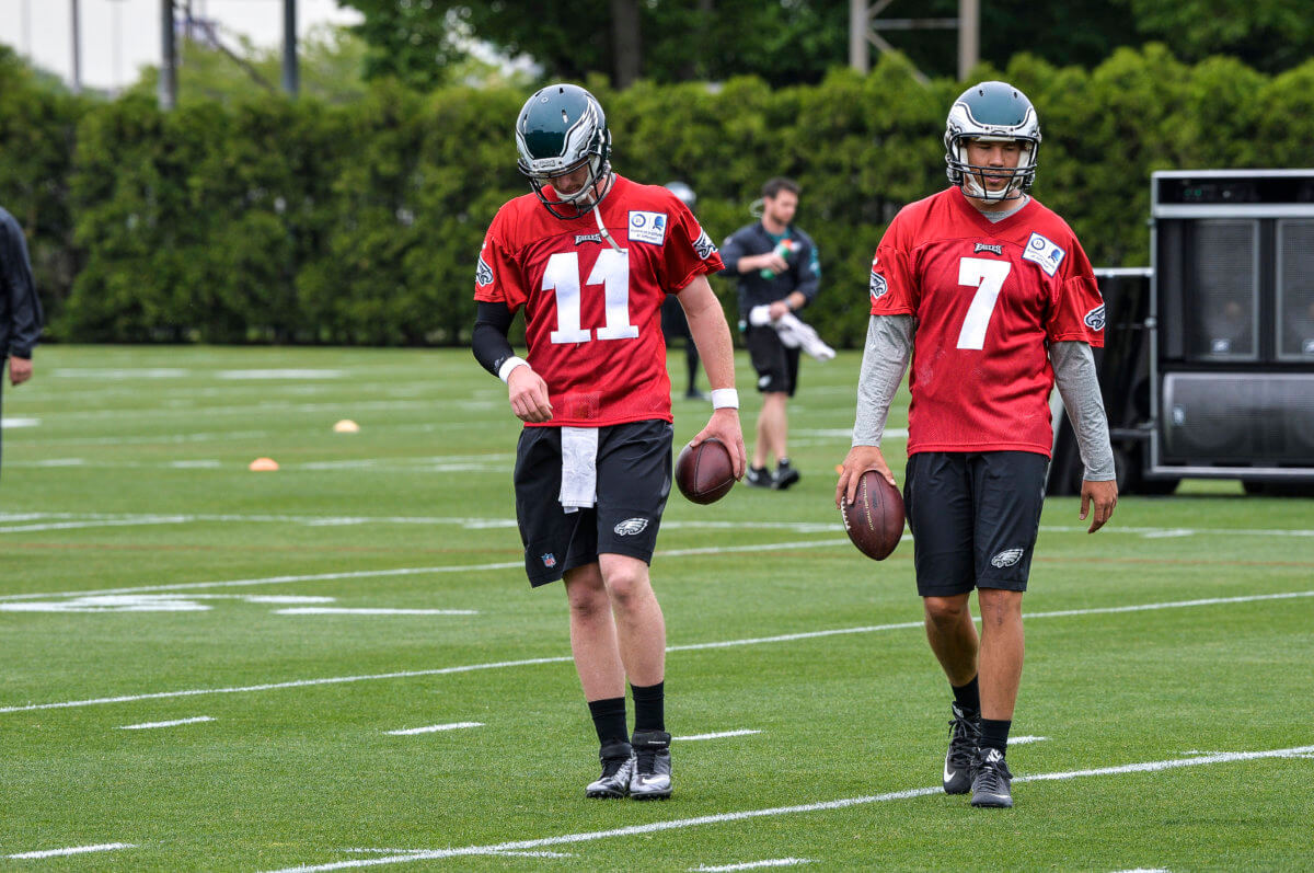 How many reps will Eagles’ third-string quarterback Carson Wentz get?