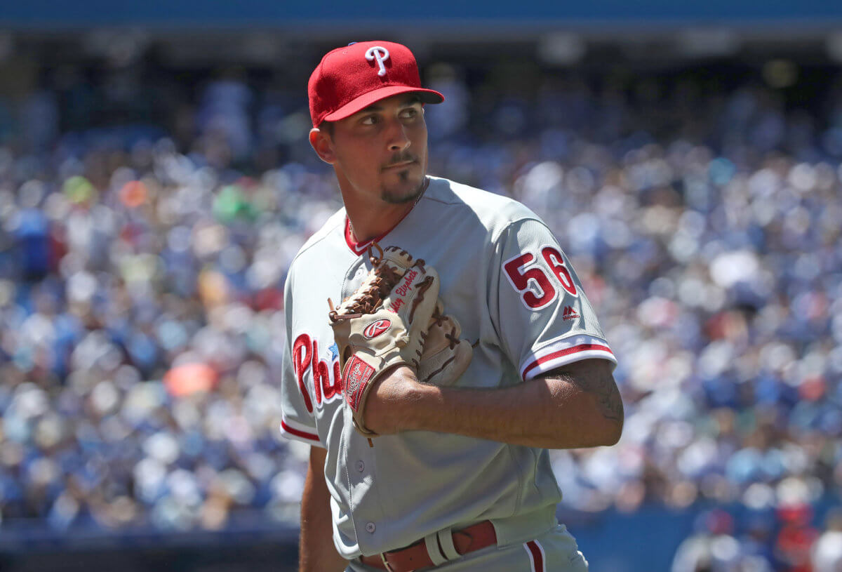 Phillies’ Zach Eflin pounded for nine runs in MLB debut