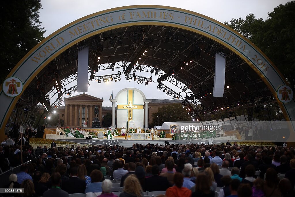 No shade Kenney, but the papal visit and DNC are two different forms of