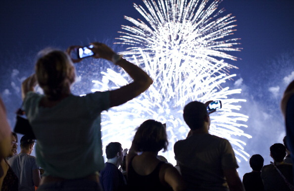 Weather affects Shore fireworks displays