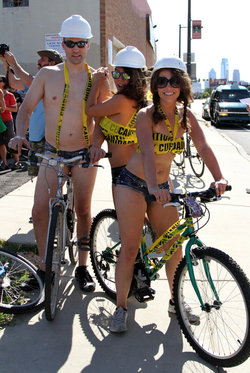Philly’s Naked Bike Ride looks to change attitudes.