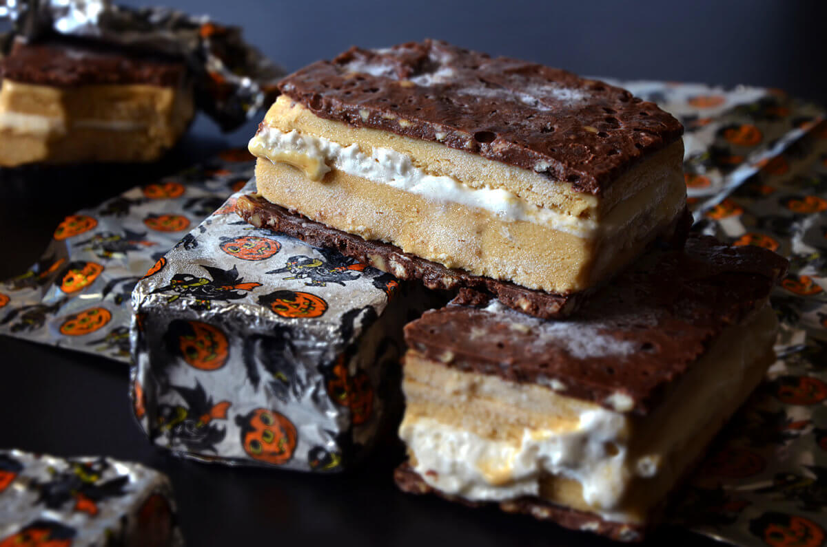 Weckerly’s crams every Halloween treat into a special ice cream sandwich