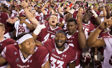 Aaron Boumerhi steps in to keep Temple football alive and kicking