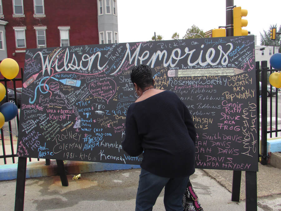 Community hosts send-off for neighborhood school