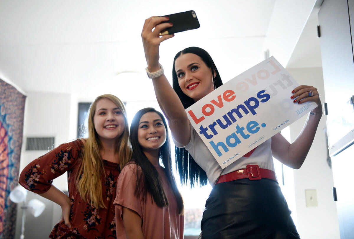 Get your free ticket to see Katy Perry perform for Hillary Clinton Saturday