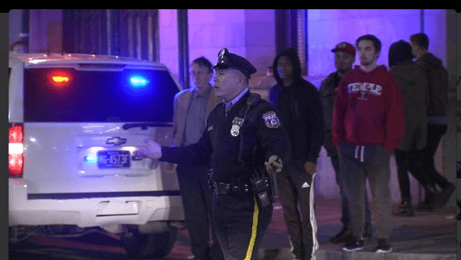 6 injured, including off-duty police officer, in flash mob in Center City