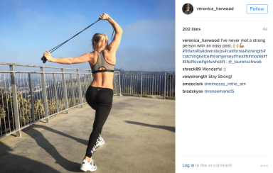 Catching Kelce’s Veronica Harwood  hot instagram pics