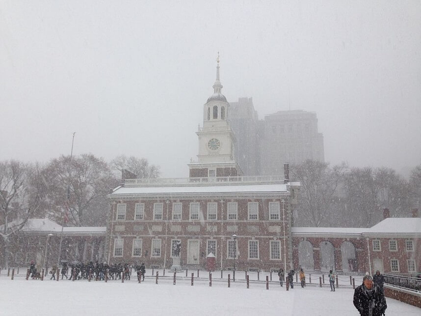 What will the weather be like on New Year’s Eve in Philadelphia?