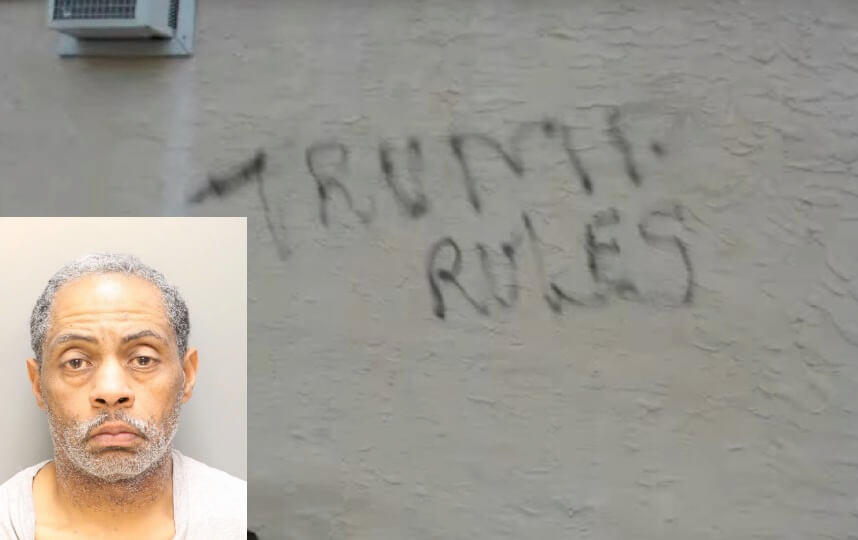 NJ man charged in election-night Trump graffiti: police