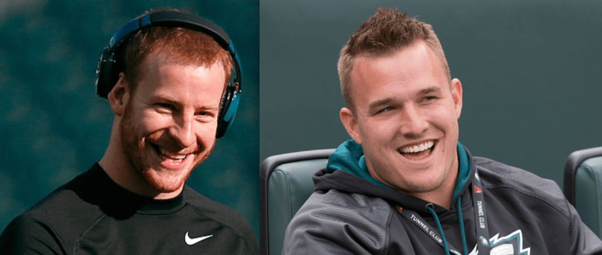 Breaking down the Carson Wentz-Mike Trout bromance