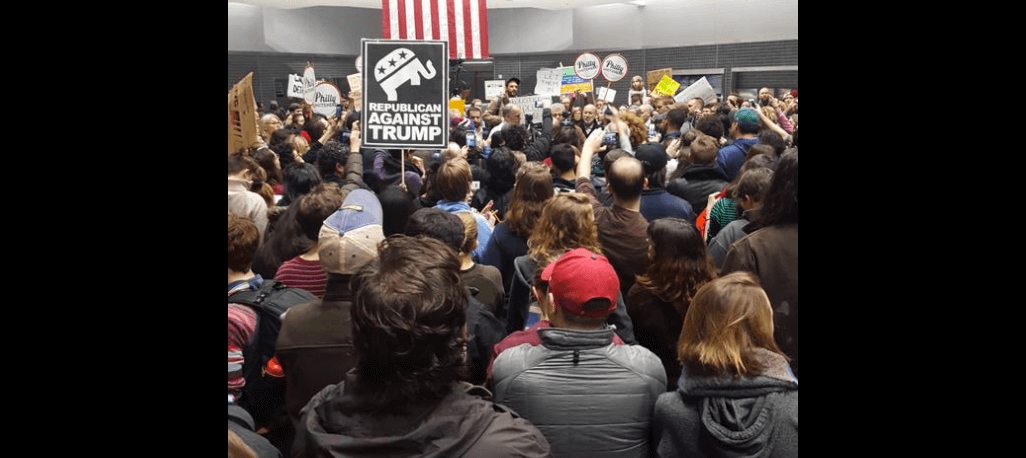 Hundreds protest Syrian refugee family’s deportation at Philly airport