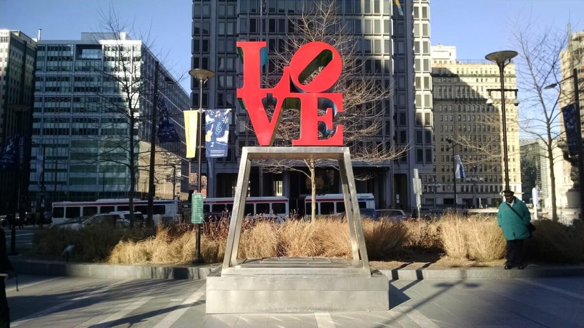 No LOVE in Philly as famed sculpture undergoes repairs